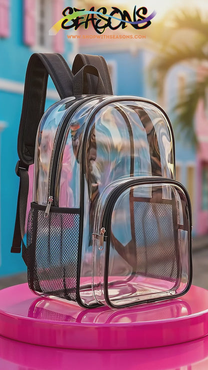 Clear Plastic PVC Backpack