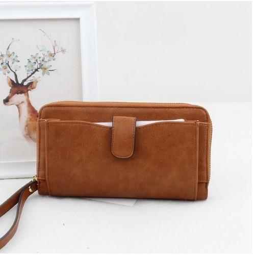 Front Pocket Purse Brown