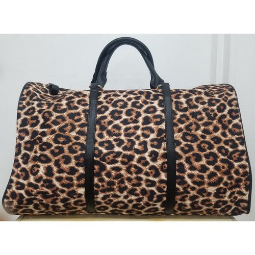 Sateen Weekend Bag Leopard