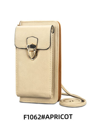 F1062 APR Phone Holder Purse Side Bag Apricot