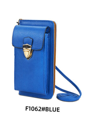 F1062 NV Phone Holder Purse Side Bag Blue