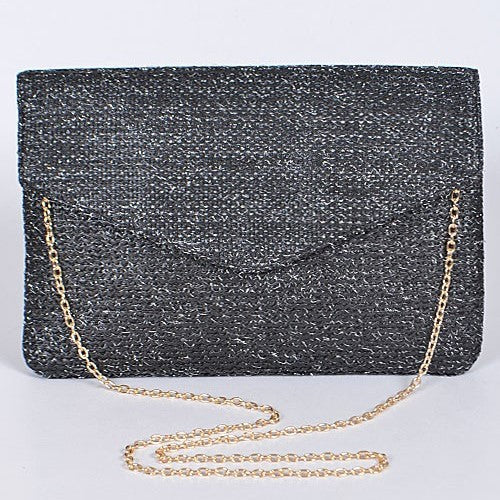 PPC5525 Delicate Envelope Clutch Side Bag Black
