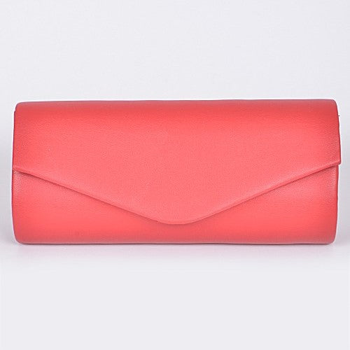 PPC5301 Sleek Envelope Clutch Side Bag Red