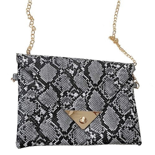 FB017 Python Clutch Black