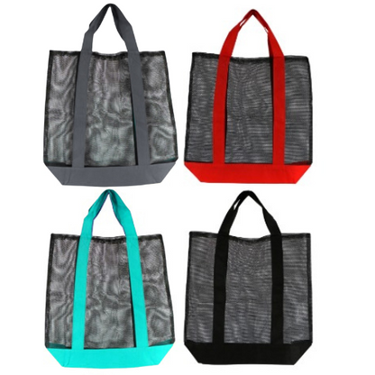 251999 Large Mesh Tote Shopper Black