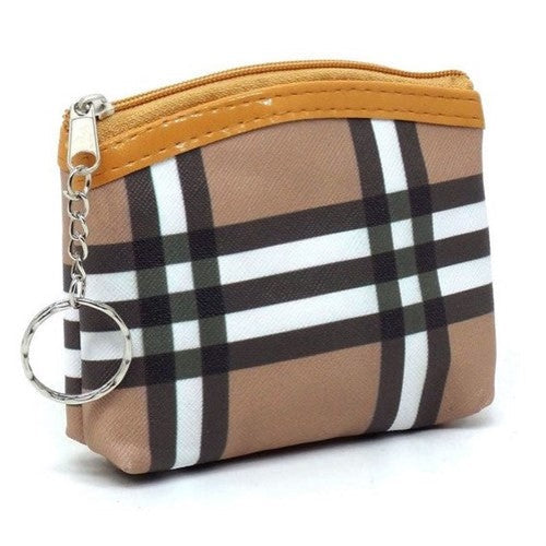 Plaid Coin Purse