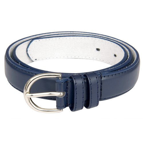 Ladies Leather Belt Navy