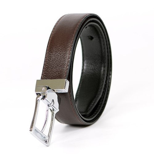 Reversible Leather-Look Belt Black/Brown