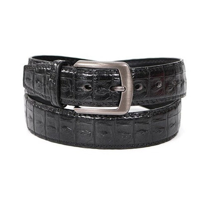 Crocodile Dress Belt Black