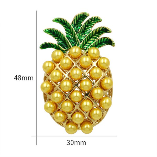 Pineapple Pearl Pin Brooch