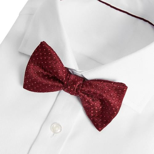 Marks & Spencer Red Textured Bow Tie