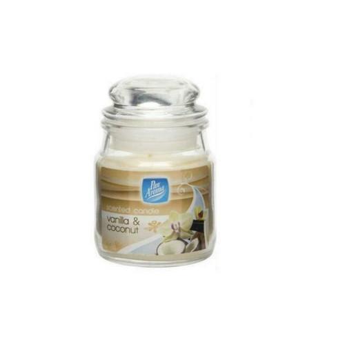 Pan Aroma Small Jar Scented Candle With Lid Vanilla & Coconut