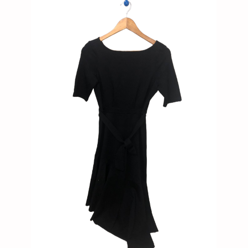 Edie B Button Detail Dress Black