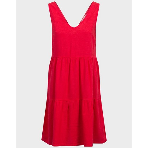 F&F Linen Blend Sun Dress Coral