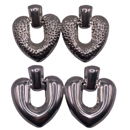 Heart Earring Silver