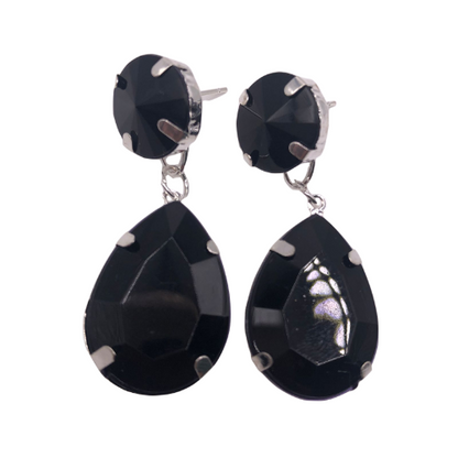 Teardrop 2 Stone Earring