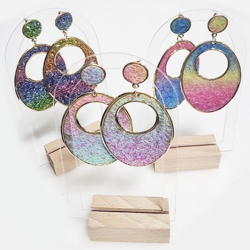 Glitter Drop Earrings