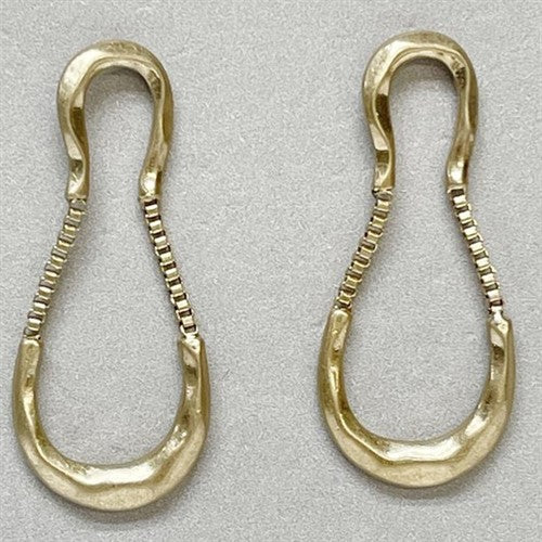Ethnic Drop Earring Gold