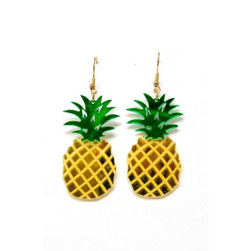 ER-2443 Pineapple Enamel Earring