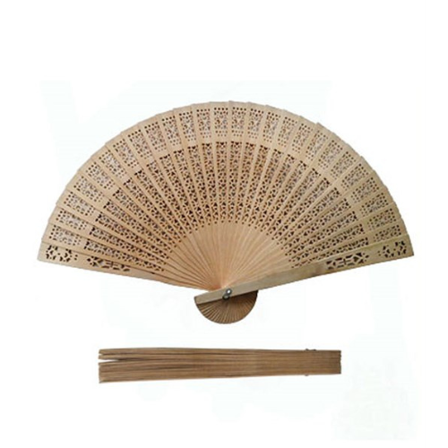 8" Bamboo Hand Fan