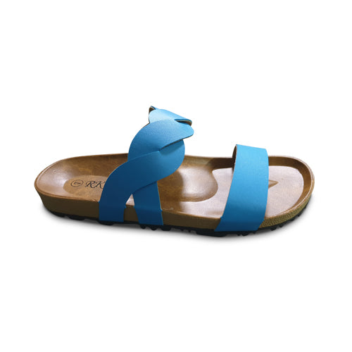 Plaited Sandal Blue