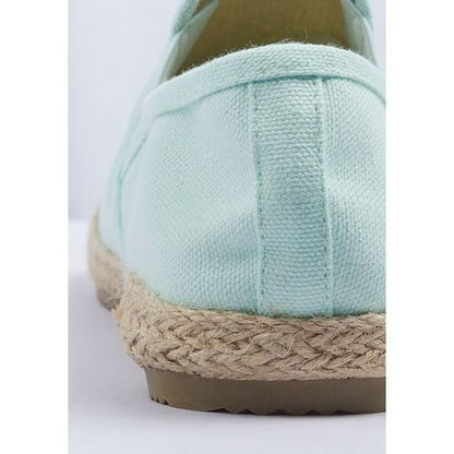 Brave Soul Rope Canvas  Slip-On Espadrilles Mint