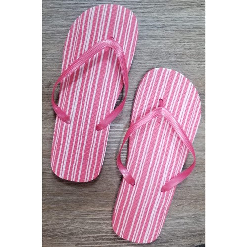 Stripe Flip-Flop Pink