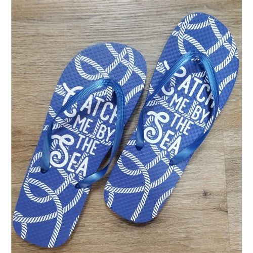 Catch Me By The Sea Flip-Flop Navy