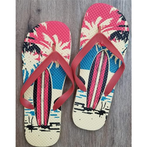 Surf Board Flip-Flop Red