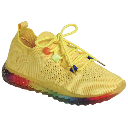 Knit Multicolour Sneaker Yellow