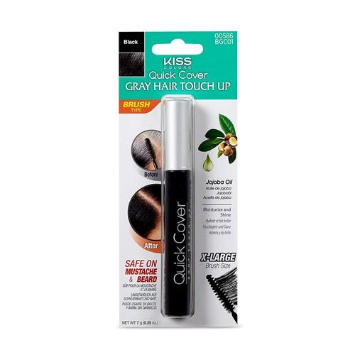Kiss Quick Cover Gray Hair Touch Up Brush Black