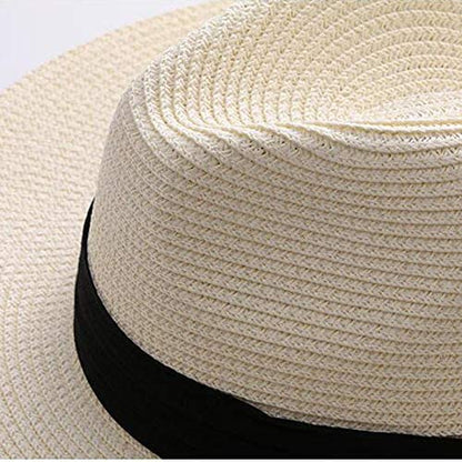 Straw Panama Hat Beige