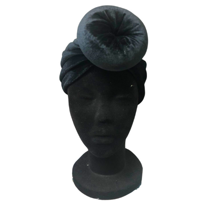 Giant Knot Velvet Turban