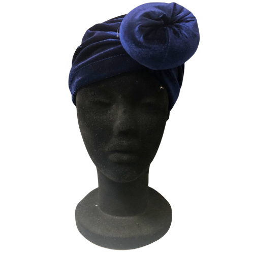 Giant Knot Velvet Turban