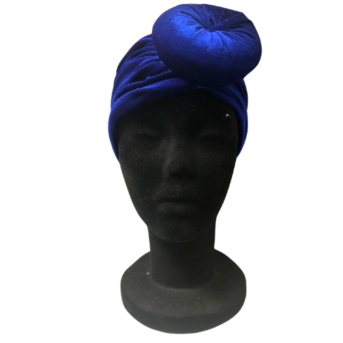 Giant Knot Velvet Turban