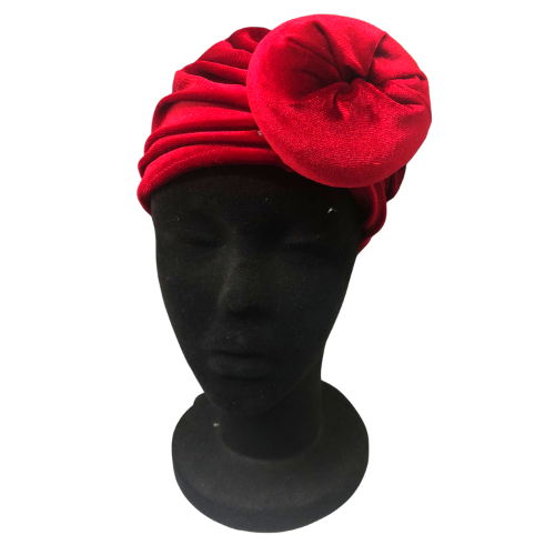 Giant Knot Velvet Turban