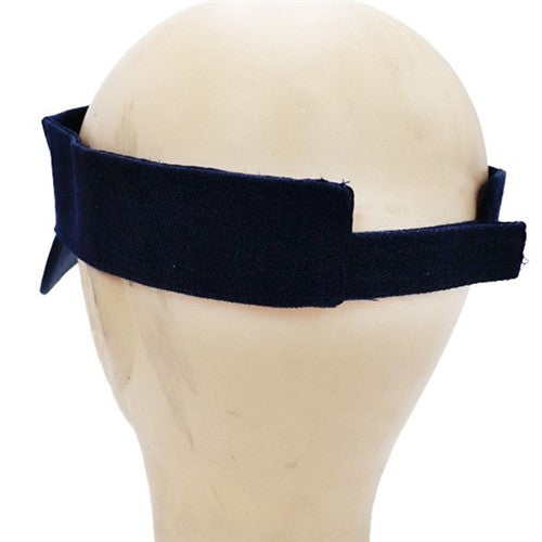 Classic Cotton Twill Velcro Visor in Black