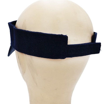 Classic Cotton Twill Velcro Visor in Black