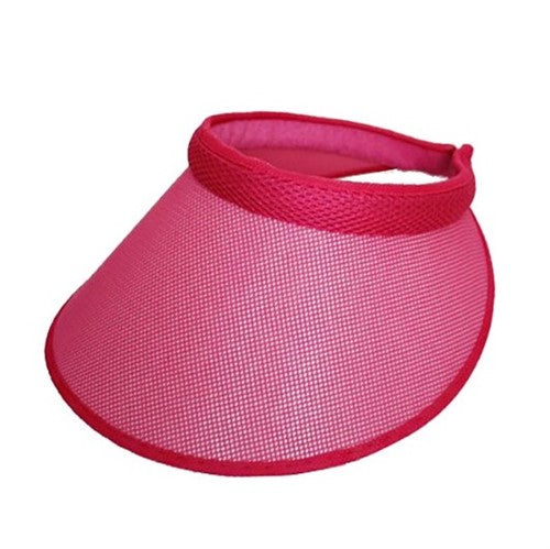 SN-869 Wide Brim Mesh Visor Hot Pink