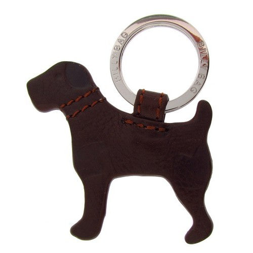 Billy Bag Leather Keyring Puppy Brown