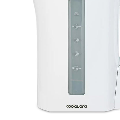 Cookworks Plastic Kettle - White