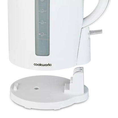 Cookworks Plastic Kettle - White