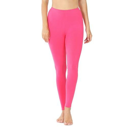 OP-1874AB Premium Cotton Leggings Fuchsia