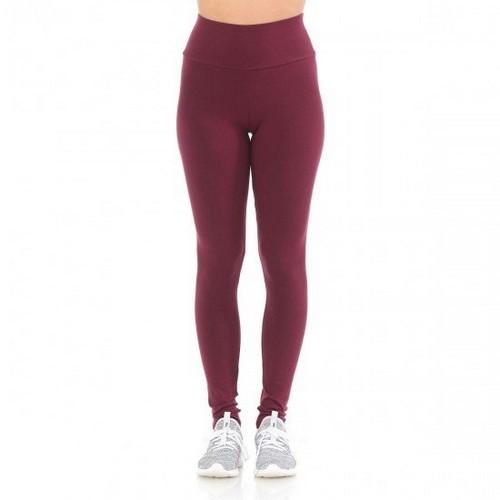 72579 High Waist Knit Leggings Burgundy