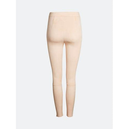 Bik Bok Zipped Cuff Suedette Leggings Peach