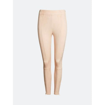 Bik Bok Zipped Cuff Suedette Leggings Peach