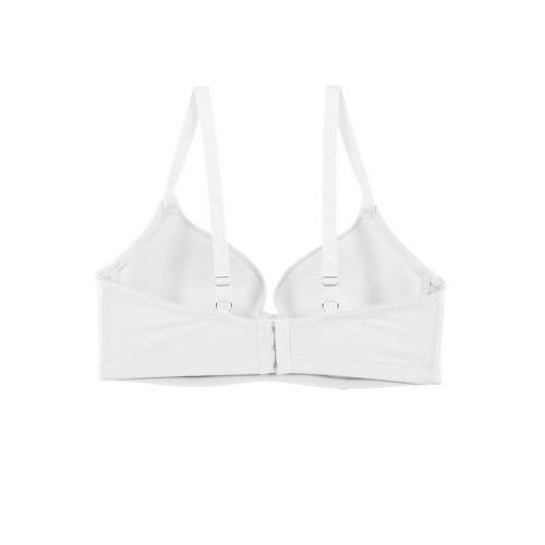 Extra Coverage Bra White