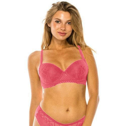 YM-78290-BRA-C01 Youmita Light Push Up Bra Baroque Rose