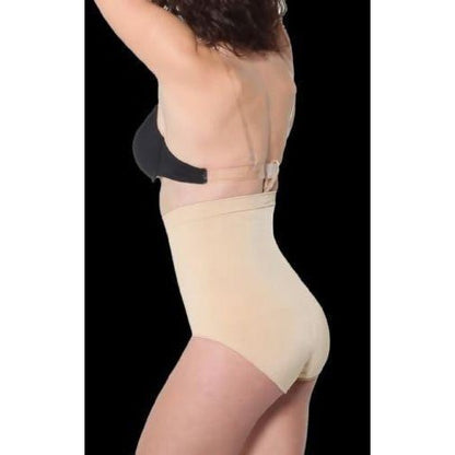 Valencia Shapewear Hi-Waist Bikini Body Shaper Beige