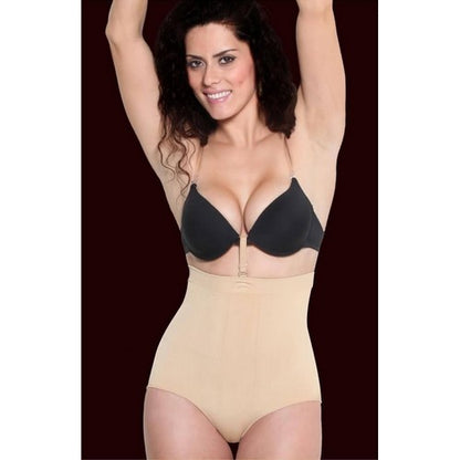 Valencia Shapewear Hi-Waist Bikini Body Shaper Beige